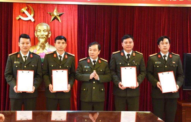 Thanh Hóa điều động, bổ nhiệm 413 trưởng công an xã, thị trấn