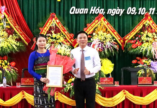 Bổ nhiệm nữ bí thư huyện ủy người dân tộc trẻ nhất Thanh Hóa