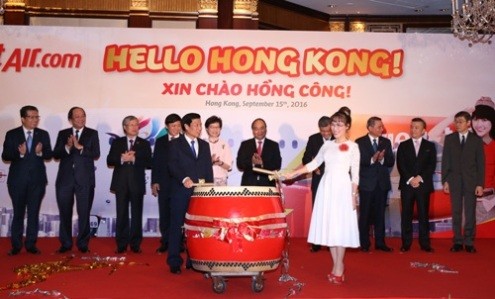 Vietjet mở đường bay TP.HCM - Hong Kong