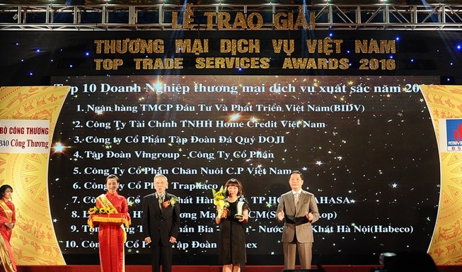 Home Credit nhận giải thưởng của Bộ Công Thương