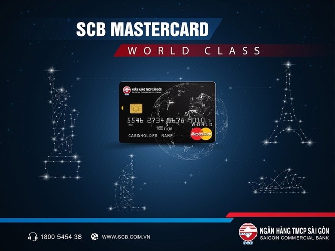 Thẻ tín dụng cao cấp SCB MasterCard World Class