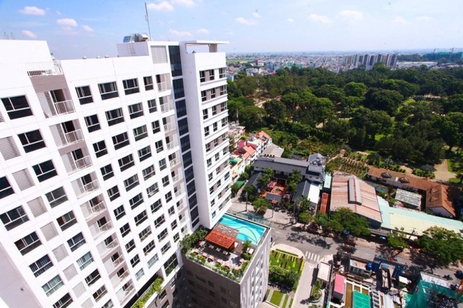 Không gian sống hiếm có của căn hộ khu sân bay