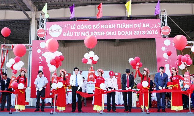 Coca-Cola Việt Nam hoàn thành dự án đầu tư mở rộng