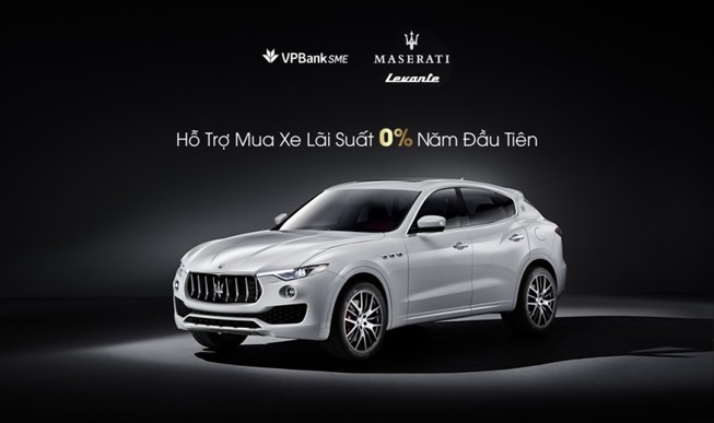 Maserati hợp tác VPBank giúp khách hàng mua xe sang