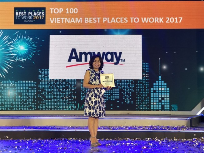 Amway Việt Nam nhận 2 giải thưởng lớn về nhân sự