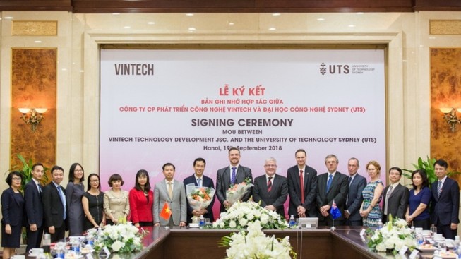 VinTech và ĐH Công nghệ Sydney hợp tác về công nghệ