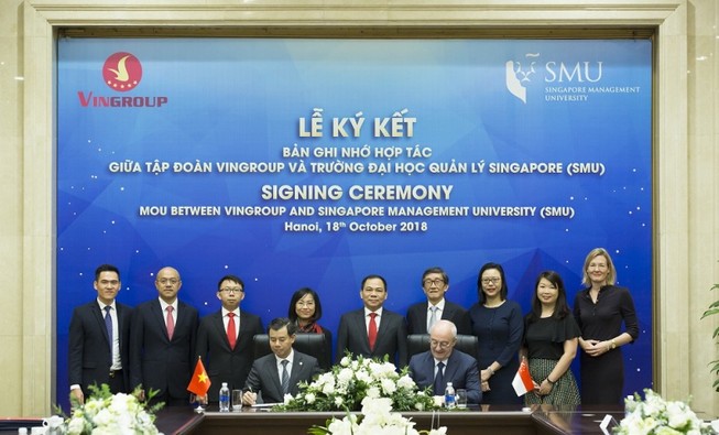 Vingroup và SMU hợp tác nâng cao năng lực quản trị