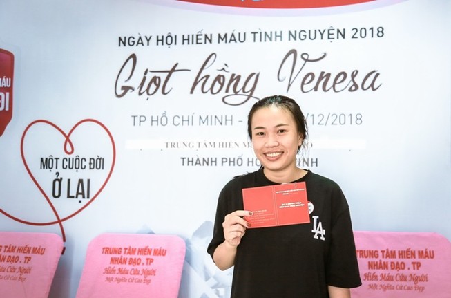 Hành trình Giọt hồng Venesa 2018