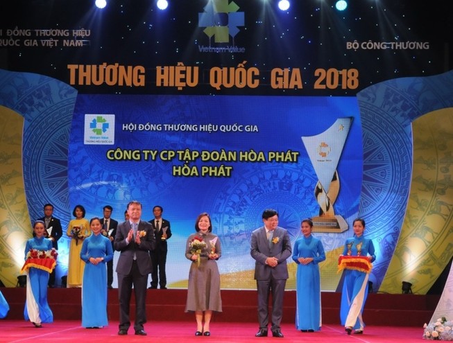 Hòa Phát là Thương hiệu quốc gia lần thứ 4 liên tiếp