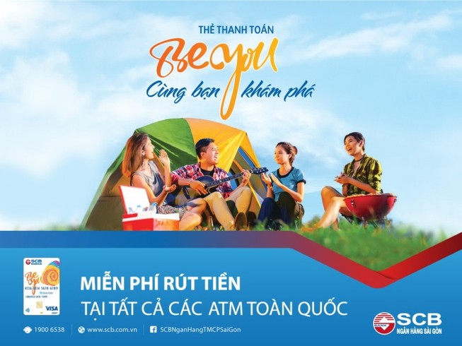 Ngân hàng Sài Gòn ra mắt thẻ thanh toán SCB beYOU