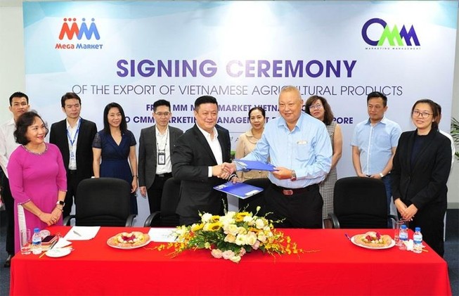 MM Mega Market Việt Nam xuất nông sản sang Singapore