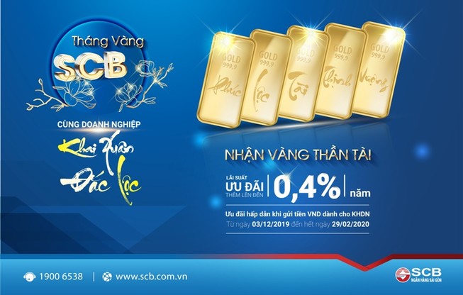 SCB ưu đãi lớn cho khách hàng tổ chức và doanh nghiệp
