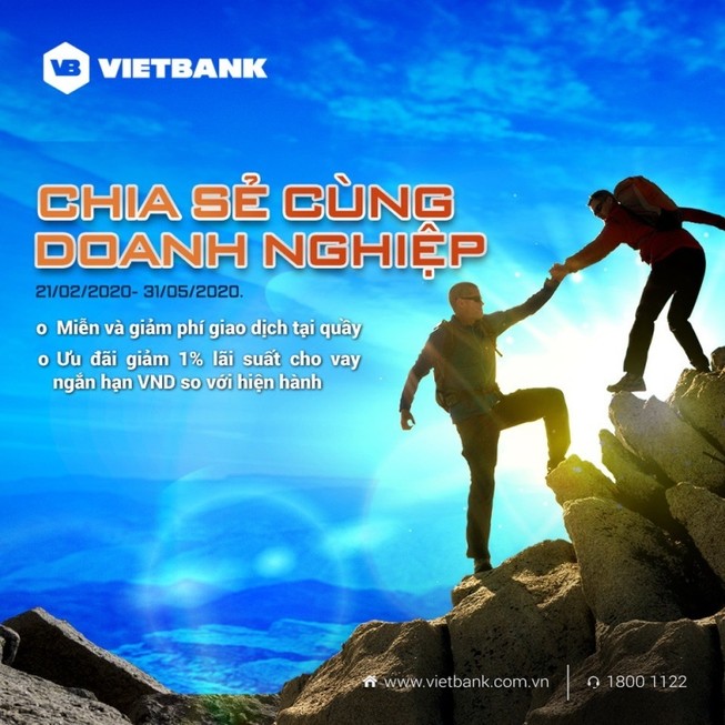 Vietbank: Hỗ trợ doanh nghiệp giảm khó khăn do COVID-19 gây ra