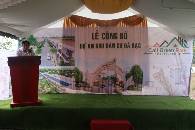 Tổ chức lễ công bố dự án Khu dân cư Đá Bạc, Châu Đức