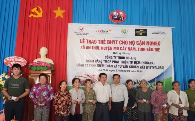 HDBank tặng thêm 600 thẻ BHYT cho bà con Bến Tre