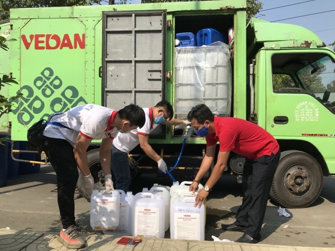 Vedan chung tay với cộng đồng trong công cuộc chống COVID-19