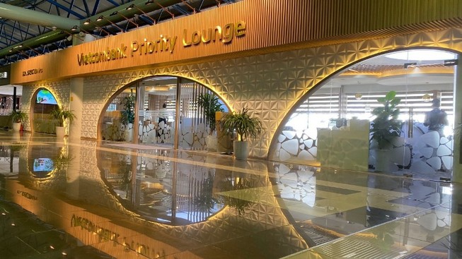 Khai trương phòng chờ Vietcombank Priority Lounge tại Nội Bài