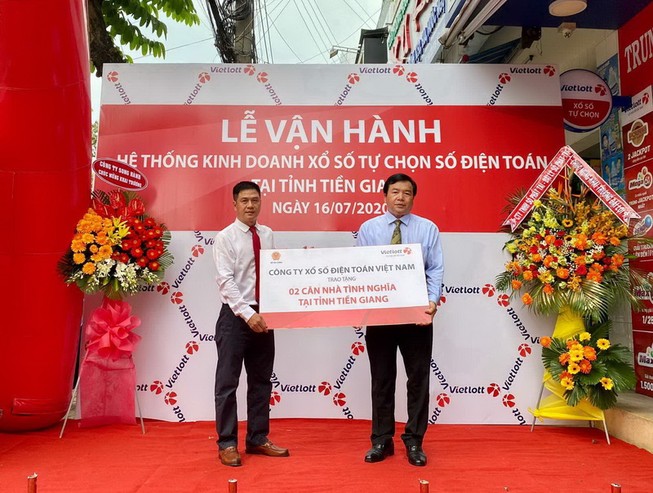 Vietlott triển khai kinh doanh tại Tiền Giang