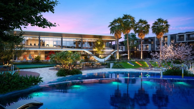 Khám phá clubhouse phong cách resort ở khu biệt lập Bình Dương