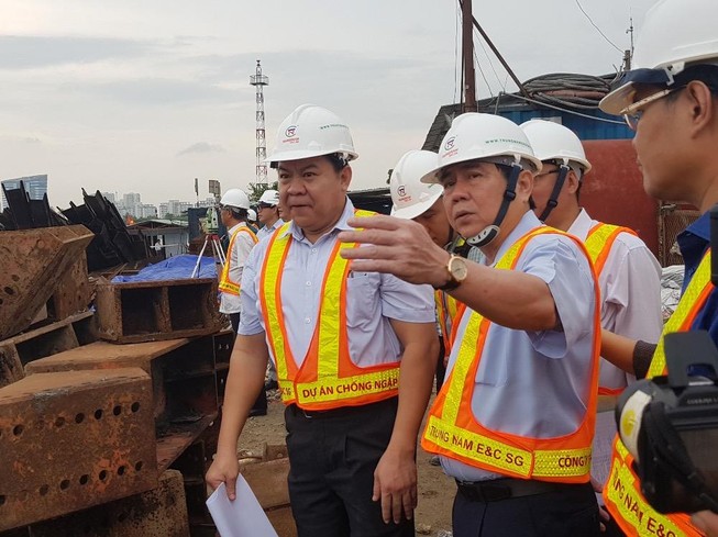 Chuẩn bị hoàn thành công trình chống ngập 10.000 tỉ