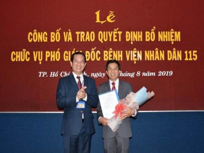 Nhân sự mới bệnh viện Nhân dân 115 TP.HCM