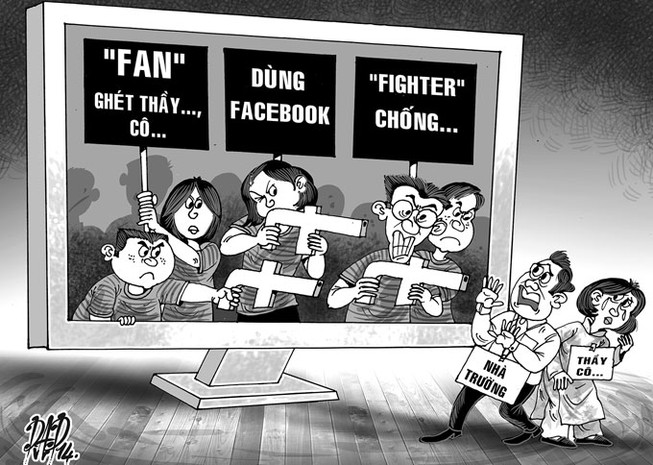 Lên Facebook nói xấu thầy cô: Lên án, cấm đoán: không phải là giải pháp!