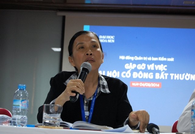 "Đại hội cổ đông bất thường vi phạm pháp luật và quy chế ĐH Hoa Sen"