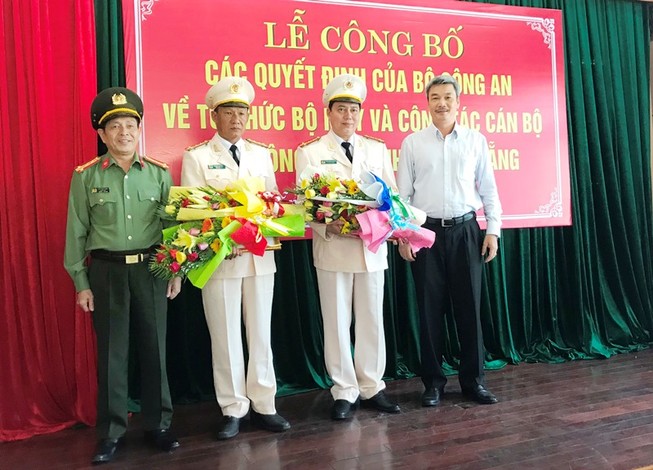 2 lãnh đạo PCCC được bổ nhiệm làm phó giám đốc Công an Đà Nẵng