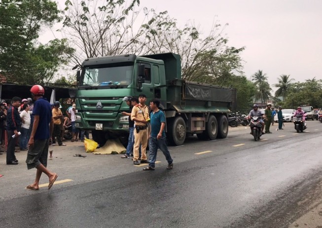 Cán bộ trại giam bị xe ben tông tử vong ở Đà Nẵng