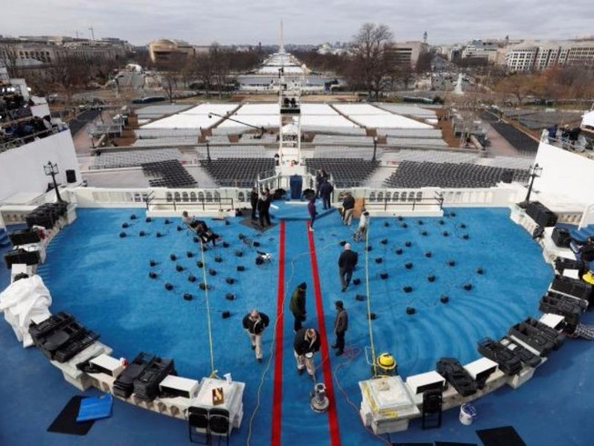 Washington thành pháo đài đón biểu tình chống Trump