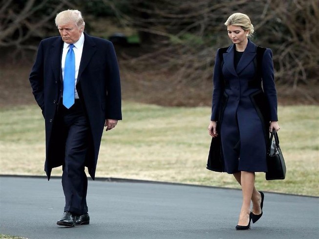 Đệ nhất ái nữ Trump làm trợ lý không lương cho cha