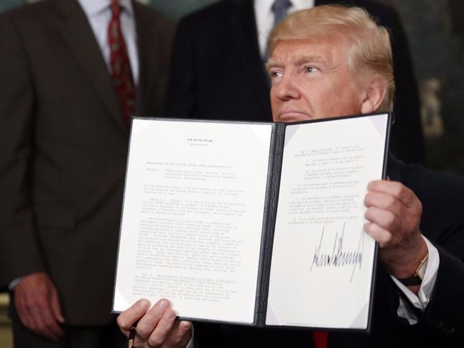 Ông Trump chính thức điều tra thương mại Trung Quốc