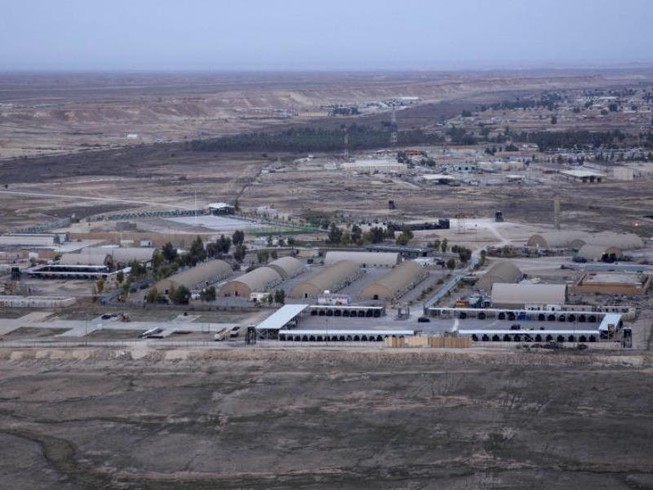 Căn cứ không quân Ayn al-Asad của Mỹ ở Iraq. Ảnh: SPUTNIK