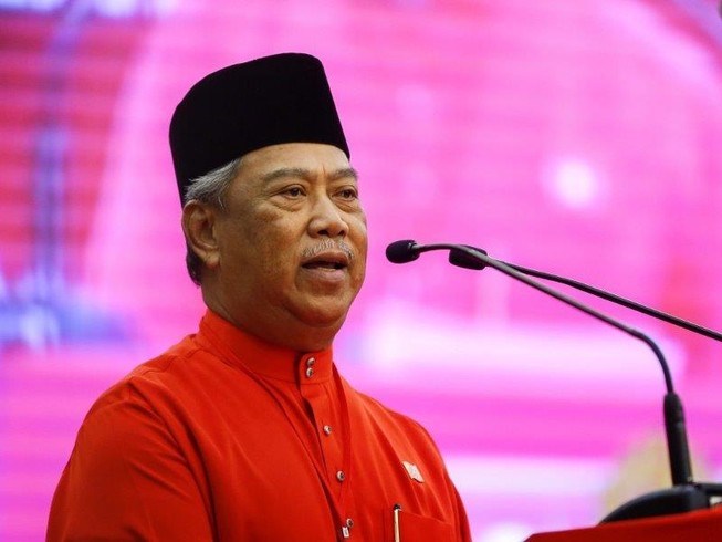 Cựu Phó Thủ tướng Malaysia, Chủ tịch đảng chính trị PPBM Muhyiddin Yassin vừa được Vua Malaysia chọn làm thủ tướng mới. Ảnh: EPA