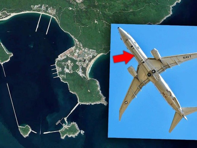 P-8A của Mỹ do thám că n cứ Du Lâm của Trung Quốc? Ảnh: THE DRIVE