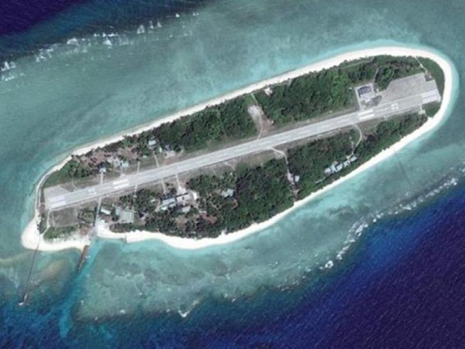 Đảo Ba Bình thuộc quần đảo Trường Sa của Việt Nam đang bị Đài Loan chiếm đóng trái phép. Ảnh: AFP