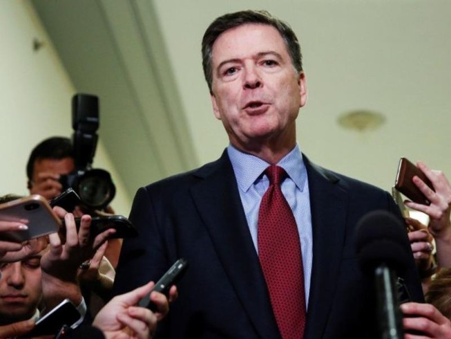 Cựu Giám đốc FBI James Comey - người bị ông Trump sa thải không lâu sau khi ông Flynn bị điều tra và mất chức. Ảnh: