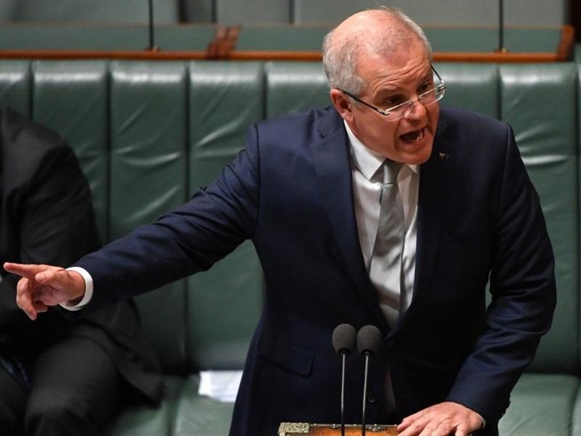 Thủ tướng Úc Scott Morrison khẳng định không sợ sự dọa dẫm, ép buộc của Trung Quốc. Ảnh: AAP/DPA