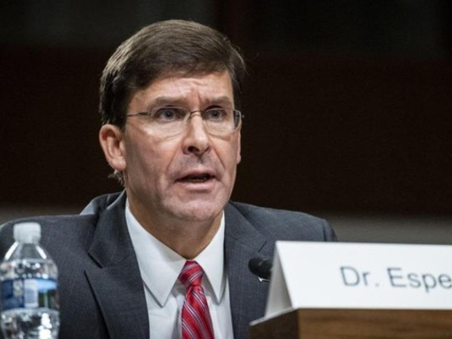 Bộ trưởng Quốc phòng Mỹ Mark Esper. Ảnh: GETTY IMAGES