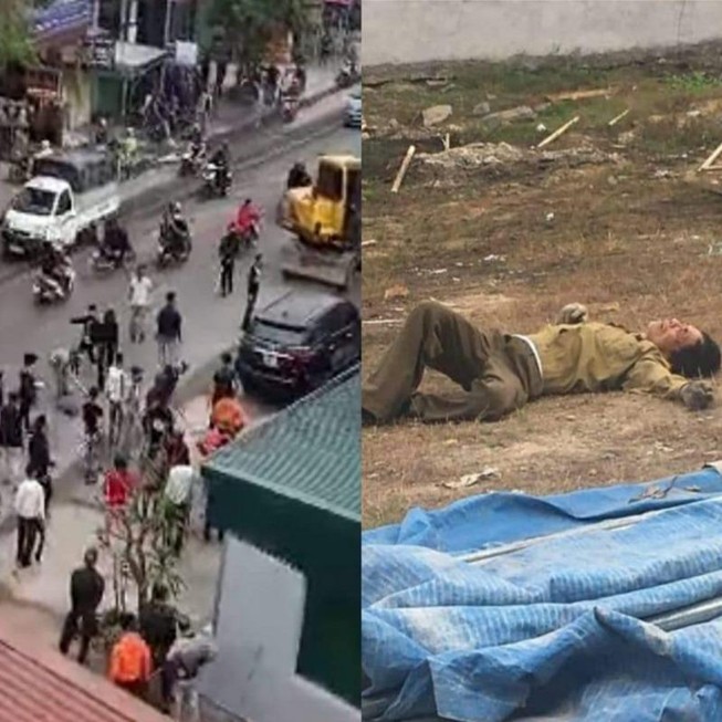 Hàng chục giang hồ Hải Phòng chém gục 2 cha con