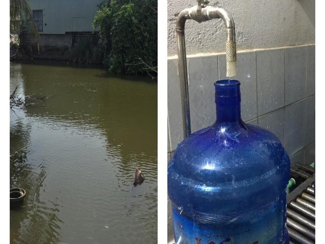 Hải Phòng: Lấy nước mương sản xuất nước đóng bình suốt 2 năm
