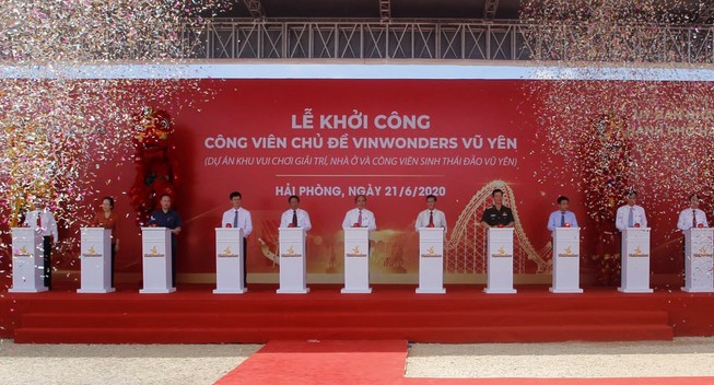 Xây dựng Công viên chủ đề VinWonders 1 tỷ USD ở Hải Phòng