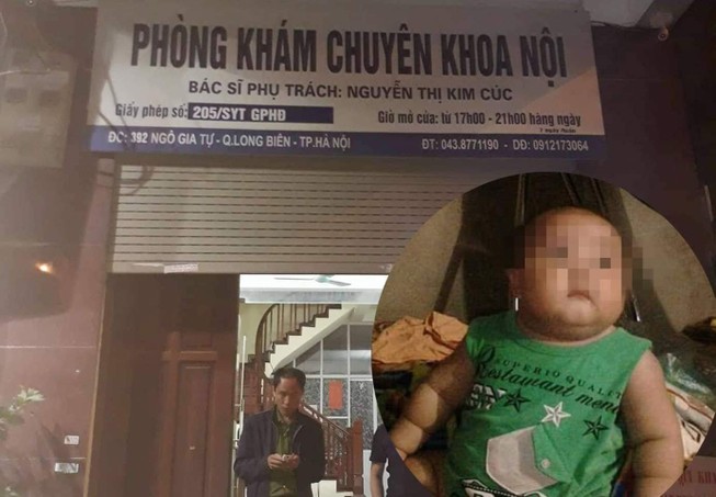 Bé 22 tháng tử vong sau khi truyền dịch ở phòng khám