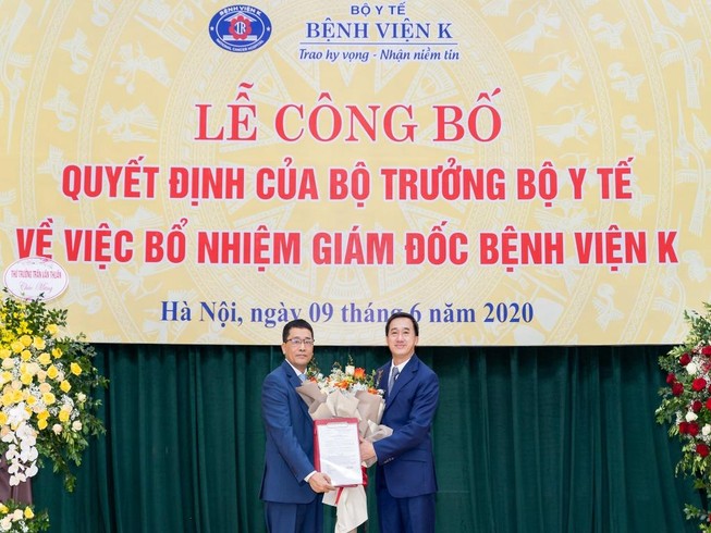 Bệnh viện K trung ương có tân giám đốc