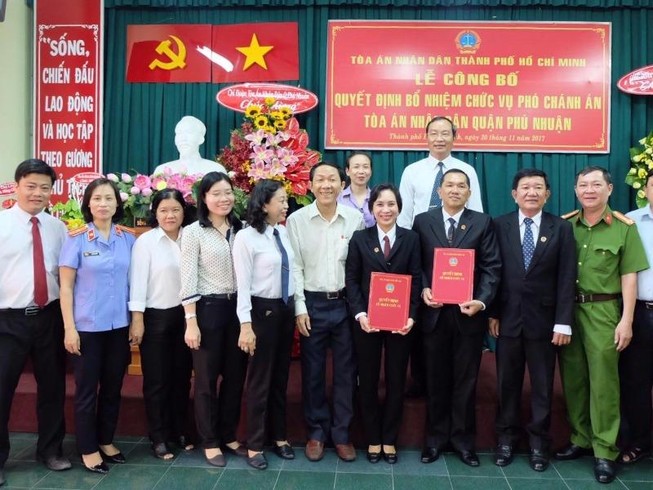 Nhân sự mới quận Phú Nhuận, TP.HCM