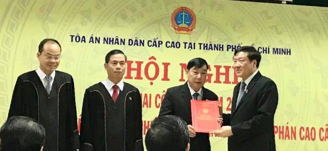 Nhân sự mới TAND Cấp cao tại TP.HCM