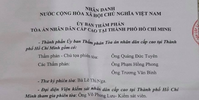 Tòa Cấp cao hủy án vụ quan xã tráo máy dỏm cho dân