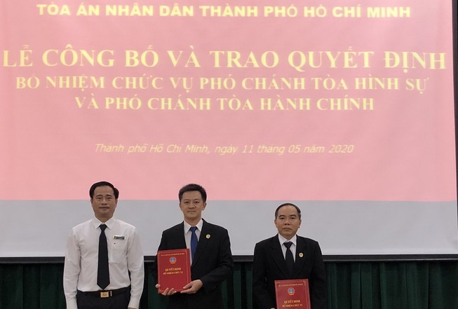 Nhân sự mới TAND TP.HCM