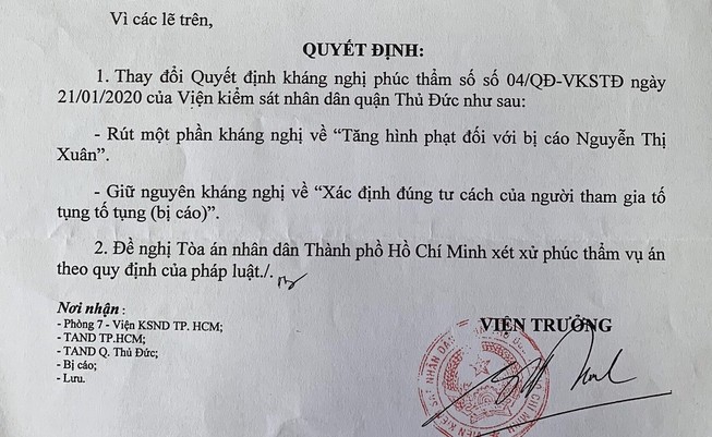 VKS 'bắt giò' tòa gọi bị cáo bằng từ không có trong luật