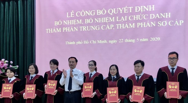 Bổ nhiệm nhiều thẩm phán mới tại TP.HCM